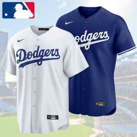 MLB ドジャース レプリカユニフォーム＜ホワイト ブルー｜S M L XL XXL＞NIKEオフィシャル 背番号なし ブランクユニフォーム メンズ ナイキ ロサンゼルス・ドジャース LA Los Angeles Dodgers 公式 野球 海外正規店並行輸入商品