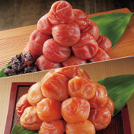 上級南高梅＜しそ600g×2パック はちみつ600g×2パック＞