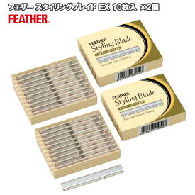 フェザー スタイリングブレイド EX 10枚入 ×2個セット
