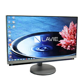 あす楽 【中古】一体型パソコン NEC LaVie DA770/H PC-DA770HAW/HAR ホワイト/レッド Windows10 23.8インチ フルHD Core i7 7500U 2.70GHz メモリ8GB HDD3TB ブルーレイドライブ 無線LAN Bluetooth WEBカメラ 90日保証 初期設定済