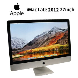 マラソンセール 20％OFF 当日出荷 【中古】 一体型パソコン Apple iMac 27インチ Late 2012 macOS Cataline （10.15.7） Core i5 3.2GHz 2560x1440（WQHD） クアッドコア メモリ24GB HDD1TB GTX675MX 1GB テスト用OSインストール済 初期設定済み