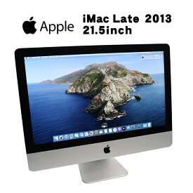 あす楽 大幅値下げ！本体のみ【中古】iMac imac 21.5インチ(フルHD) Apple Late 2013 A1418 macOS Catalina(10.15.7) Core i5 クアッドコア 2.7GHz メモリ8GB HDD1TB Intel Iris Pro 無線LAN Bluetooth アップル 一体型パソコン テスト用OS