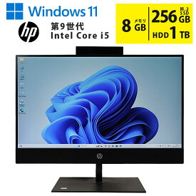 当日出荷 【中古】 一体型パソコン HP ProOne 600 G5 All-in-One Windows11 21.5インチ フルHD Intel Core i5 9600T 2.30GHz メモリ8GB M.2 SSD256GB HDD1TB DVD-ROM WEBカメラ 初期設定済 90日保証 中古パソコン