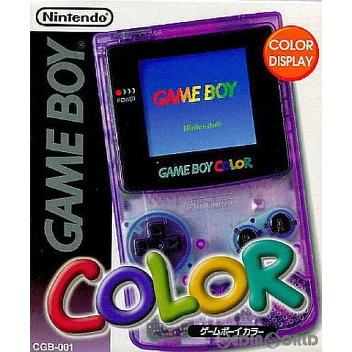 NINTENDO GAMEBOY COLOR クリアパープル ゲームボーイカラー 