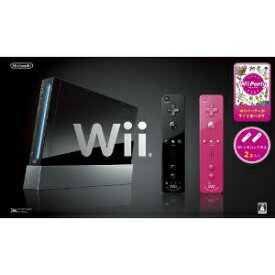 【中古】[本体][Wii]Wii(クロ)(Wiiリモコンプラス桃/黒各1個&Wiiパーティ同梱)(RVL-S-KABN)(20111110)
