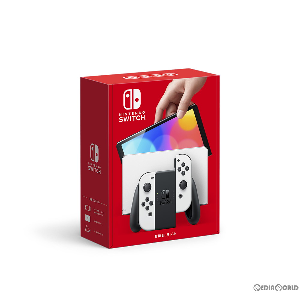 [本体][Switch]Nintendo Switch(有機ELモデル)(ニンテンドースイッチ 有機ELモデル) Joy-Con(L) (R) ホワイト(HEG-S-KAAAA)(20211008)