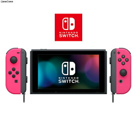 【中古】[本体][Switch]マイニンテンドーストア限定 Nintendo Switch(ニンテンドースイッチ 有機ELモデル) カスタマイズ Joy-Con(L) ネオンピンク/(R) ネオンピンク Joy-Conストラップ ブラック/ブラック(HEG-S-KAYAA)(20211008)
