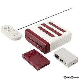 【新品即納】[本体][SFC]レトロフリーク レッド×ホワイト (コントローラーアダプターセット) サイバーガジェット(CY-RF-RW)(20230228)