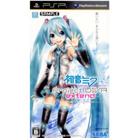 【中古】[PSP]初音ミク -Project DIVA- extend(プロジェクト ディーヴァ エクステンド)(20111110)