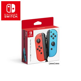 【新品】【お取り寄せ】[ACC][Switch]Joy-Con(L) ネオンレッド/(R) ネオンブルー(ニンテンドースイッチ用ジョイコンL/R) 任天堂(HAC-A-JAEAA)(20170303)