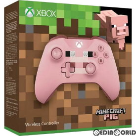 【中古】[ACC][XboxOne]Xbox ワイヤレス コントローラー(Minecraft Pig)(マインクラフト ピッグ) 日本マイクロソフト(WL3-00054)(20171005)
