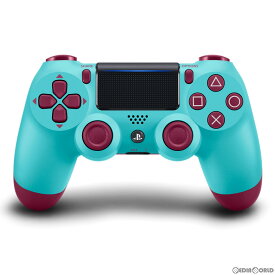 【中古】[ACC][PS4]ゲオ限定 ワイヤレスコントローラー デュアルショック4(DUALSHOCK4) ベリー・ブルー SIE(CUH-ZCT2J23)(20181121)