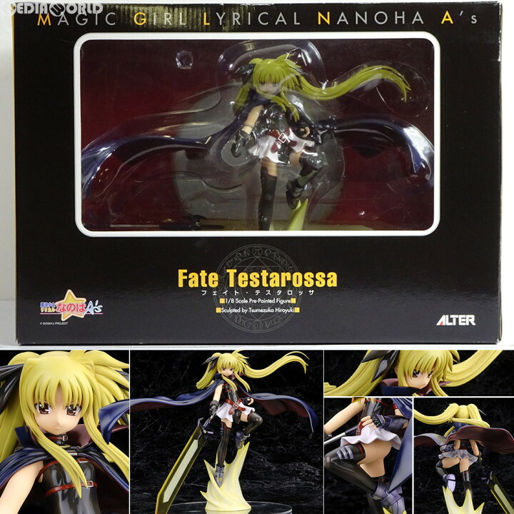 楽天市場 中古 箱難あり Fig フェイト テスタロッサ Fate Testarossa 魔法少女リリカルなのはa S 1 8 完成品 フィギュア アルター メディアワールド 販売 買取shop