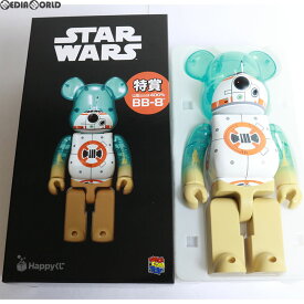 【中古】[FIG]Happyくじ STAR WARS(スター・ウォーズ) BE@RBRICK(ベアブリック) 特賞 BE@RBRICK 400% [BB-8] 可動フィギュア プライズ サニーサイドアップ/メディコム・トイ(20170831)