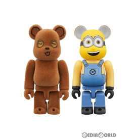 【予約安心発送】[FIG]BE@RBRICK(ベアブリック) TIM & BOB(ティム&ボブ) ミニオンズ 2PACK(2パック) 完成品 可動フィギュア メディコム・トイ(2020年7月)