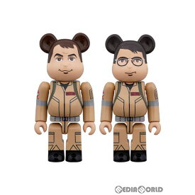 【中古】[FIG] BE@RBRICK(ベアブリック) Raymond Stantz/Egon Spengler GHOSTBUSTERS(ゴーストバスターズ) 100% 2PC SET 完成品 可動フィギュア メディコム・トイ(20200722)