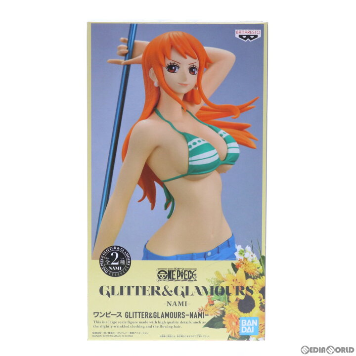 楽天市場 中古 Fig ナミ A衣装濃 ワンピース Glitter Glamours Nami One Piece フィギュア プライズ バンプレスト 2107 メディアワールド 販売 買取shop