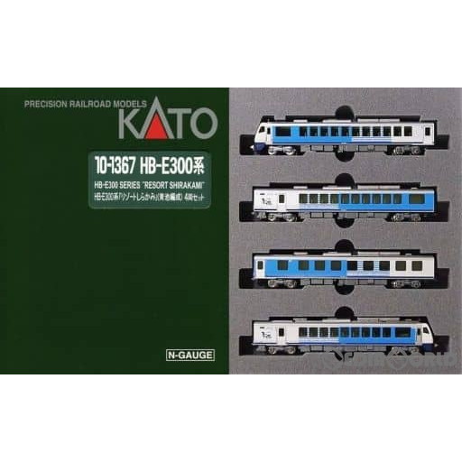 [RWM]10-1367 HB-E300系 「リゾートしらかみ」(青池編成) 4両セット(動力付き) Nゲージ 鉄道模型 KATO(カトー)(20161002)