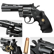 【新品即納】[MIL] 東京マルイ BBエアーリボルバー コルトパイソン.357マグナム 4インチ ブラックモデル …