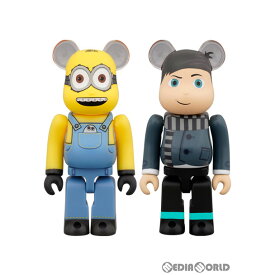 【新品即納】[FIG]BE@RBRICK(ベアブリック) OTTO & YOUNG GRU(オットー&ヤンググルー) 100% 2PACK(2体セット) ミニオンズ フィーバー 完成品 可動フィギュア メディコム・トイ(20220716)
