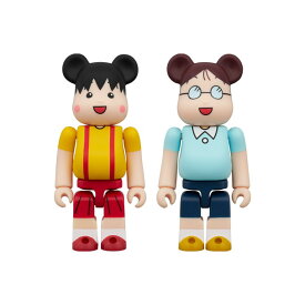 【新品即納】[FIG] BE@RBRICK(ベアブリック) まる子 & たまちゃん 2PCS SET ちびまる子ちゃん 完成品 可動フィギュア メディコム・トイ(20241031)