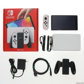 【中古】[本体][Switch]Nintendo Switch(有機ELモデル) ニンテンドースイッチ Joy-Con(L)/(R) ホワイト(HEG-S-KAAAA)(20211008)