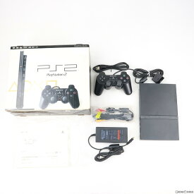 【中古】[本体][PS2]プレイステーション2 PlayStation2 チャコール・ブラック(SCPH-75000CB)(20051201)