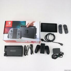 【中古】[本体][Switch]Nintendo Switch(ニンテンドースイッチ) Joy-Con(L)/(R) グレー(HAC-S-KAAAA)(20170303)