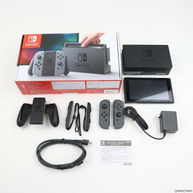 【中古】[本体][Switch]Nintendo Switch(ニンテンドースイッチ) Joy-Con(L)/(R) グレー(HAC-S-KAAAA)(20170303)