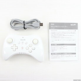 【中古】[ACC][WiiU]Wii U PROコントローラー shiro(Wii U プロコントローラー シロ) 任天堂(WUP-A-RSWA)(20121208)