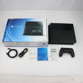 【中古】[本体][PS4]プレイステーション4 PlayStation4 ジェット・ブラック HDD500GB(CUH-1000AB01)(20140222)
