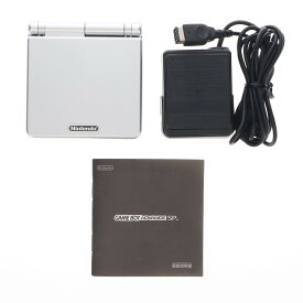 【中古】[GBA] (本体) GAMEBOY ADVANCE SP(ゲームボーイアドバンスSP) プラチナシルバー 任天堂(AGS-S-ZVA)(20030214)