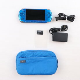 【中古】[PSP] (本体) PlayStation Portable(プレイステーション・ポータブル) バリューパック バイブラント・ブルー SCE(PSPJ-30002)(20090305)