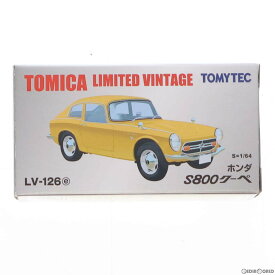 【中古】[MDL]トミカリミテッドヴィンテージ LV-126e ホンダ S800 クーペ(黄) 1/64 完成品 ミニカー TOMYTEC(トミーテック)(20180609)