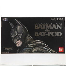 【中古】[FIG]MOVIE REALIZATION BATMAN & BAT-POD(バットマン&バットポッド) 完成品 可動フィギュア バンダイ(20080927)