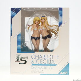 【中古】[FIG]シャルロット&セシリア 水着Ver. IS インフィニット・ストラトス 1/7 完成品 フィギュア アルター(20150228)