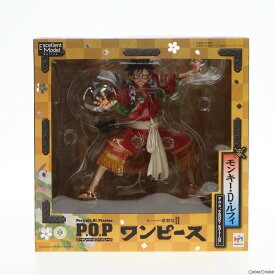 【中古】[FIG]Portrait.Of.Pirates P.O.P ワンピース 『KABUKI EDITION』 モンキー・D・ルフィ ONE PIECE(ワンピース) 1/8 完成品 フィギュア オンラインショップ限定 メガハウス(20160731)