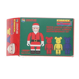 【中古】[FIG] WCC13開催記念限定 サンタクロース KUBRICK(キューブリック)&50% BE@RBRICK(ベアブリック)セット(4体セット) 完成品 可動フィギュア メディコム・トイ(20011202)