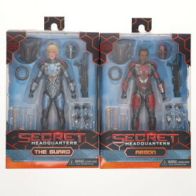 【中古】[FIG] 7インチ アクションフィギュア ザ・ガード&アルゴン Secret Headquarters(シークレットヘッドクオーター) 完成品 可動フィギュア ネカ/豆魚雷(20221031)