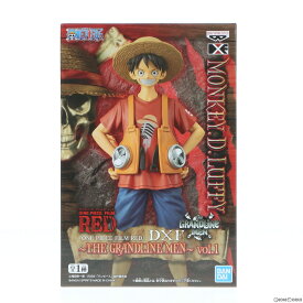 【中古】[FIG]モンキー・D・ルフィ ワンピース FILM RED DXF～THE GRANDLINE MEN～vol.1 ONE PIECE フィギュア プライズ(2618312) バンプレスト(20220720)