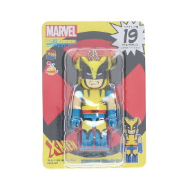 【中古】[FIG] ベアブリック賞 X-メンシリーズ 19.ウルヴァリン(イエローVer.) Happyくじ MARVEL×BE@RBRICK(マーベル×ベアブリック) 可動フィギュア プライズ サニーサイドアップ(20120629)