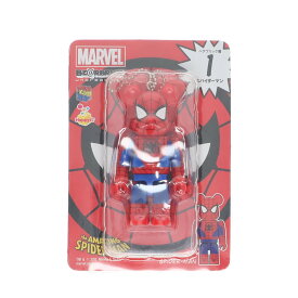 【中古】[FIG] ベアブリック賞 スパイダーマンシリーズ 1.スパイダーマン Happyくじ MARVEL×BE@RBRICK(マーベル×ベアブリック) 可動フィギュア プライズ サニーサイドアップ(20120629)