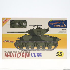 【中古】[PTM]1/35 WW.II アメリカ軍 M4A1 76 W VVSS シャーマン プラモデル(CH9155) サイバーホビー(20170311)