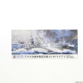 【中古】[PTM]スカイウェーブシリーズ 1/700 アメリカ海軍 軽巡洋艦 CL-89 マイアミ プラモデル(W209) ピットロード(20181019)