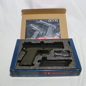 【中古】[MIL]KSC ガスブローバック USP.45 グリーンフレーム ABS (旧型) (18歳以上専用)(20150223)