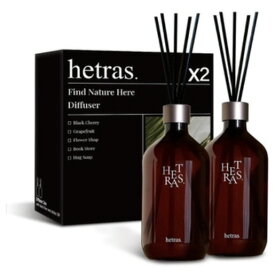 Hetras.(ヘトラス)Premium Diffuser 2EA(プレミアムディフューザー)～韓国発のフレグランスブランド！ヨーロッパの一流の香り～日々を彩るHetrasの香り～