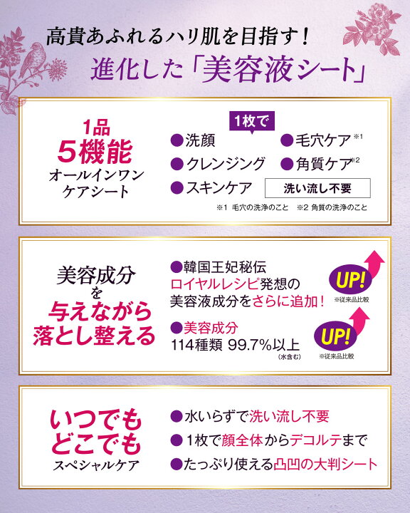 楽天市場】クレンジングシートでスキンケアまで！【単品 50枚入/20枚 