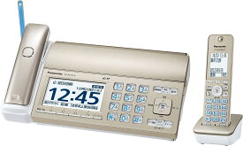 パナソニック おたっくす デジタルコードレスFAX 子機1台付き 迷惑電話対策機能搭載 シャンパンゴールド KX-PZ720DL-N