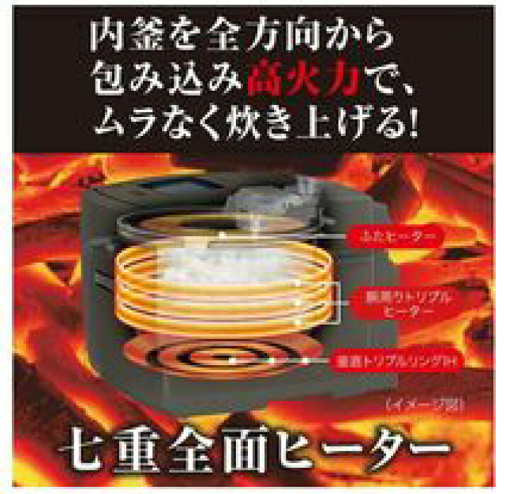 楽天市場】三菱◇IHジャー炊飯器(5．5合炊き) 備長炭 炭炊釜◇NJ 