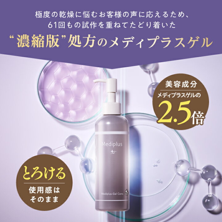 楽天市場】【公式】メディプラスゲルコンク 180g (約2ヶ月分) |乾燥肌 